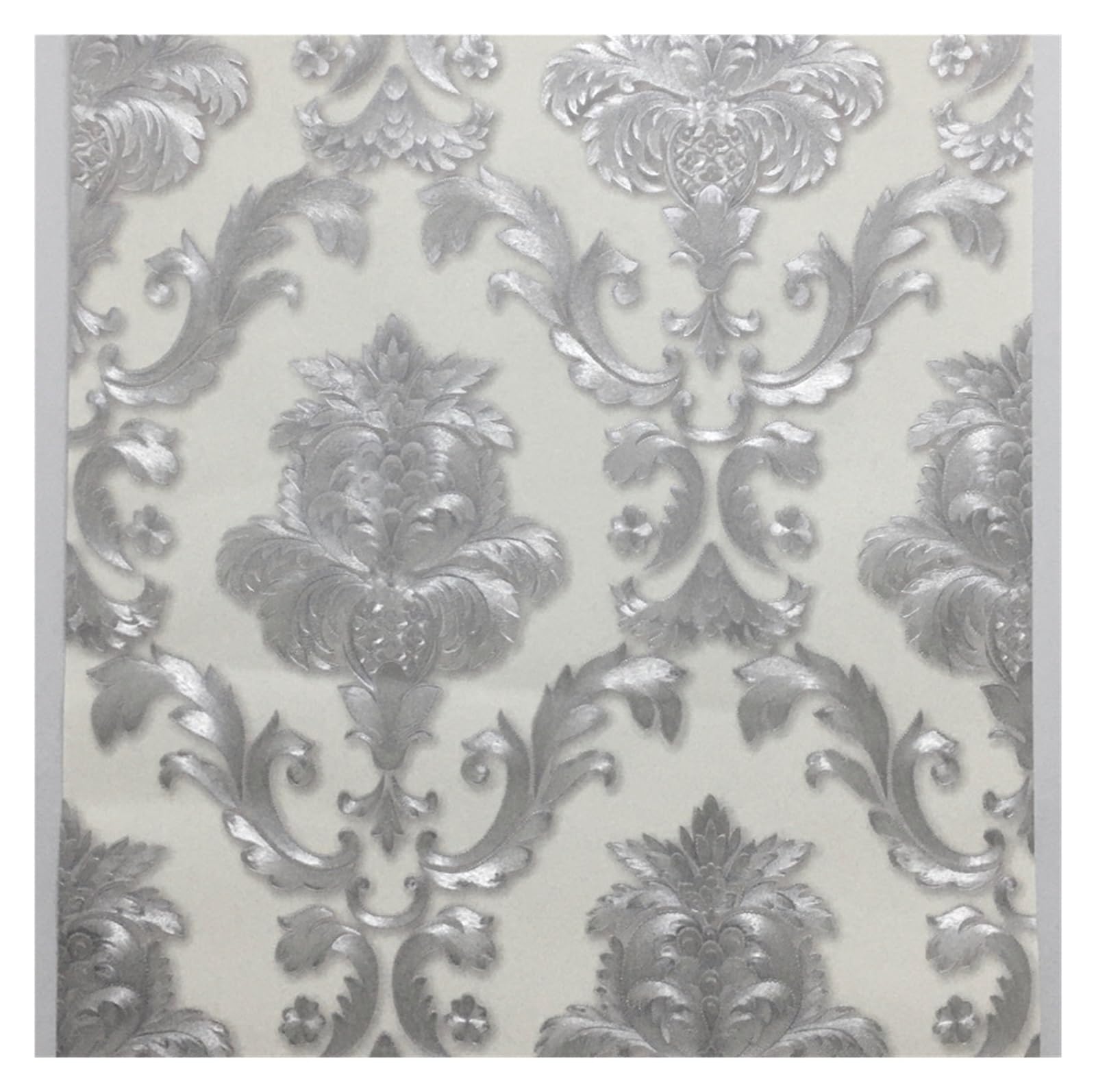 Wwpmnqd Color02 Wallpaper Style Carved Embossed Wallpaper Gold Damascus Bedroom Living Room Version Vertical Striped For Living Room(Color02)