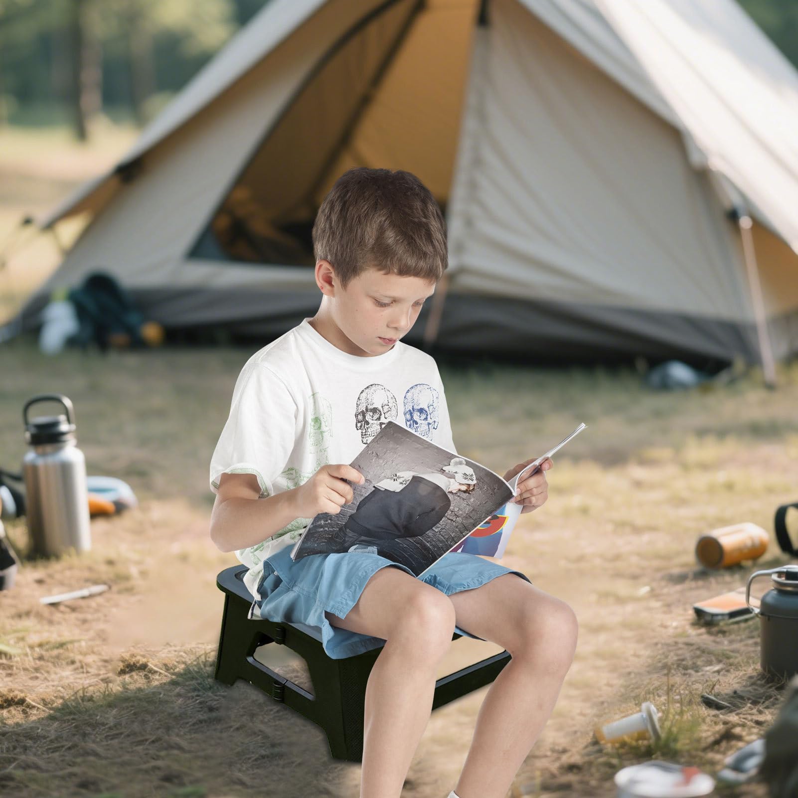 WC portatile da campeggio Tenda Privacy Con Sedile Pieghevole Compatto | WC Portatile da Campeggio Per Viaggio Tenda Auto Camper Zaino Escursionismo Doccia Privacy Tenda Privacy Campeggi