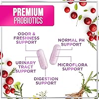 Vista 6 de Probióticos para mujeres – 60 mil millones de UFC – 16 cepas probióticos para mujer para equilibrio de pH y apoyo vaginal con arándano – Prebiótico