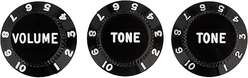 Fender Strat PotiknA pfe Black Set Volume 2 Tone