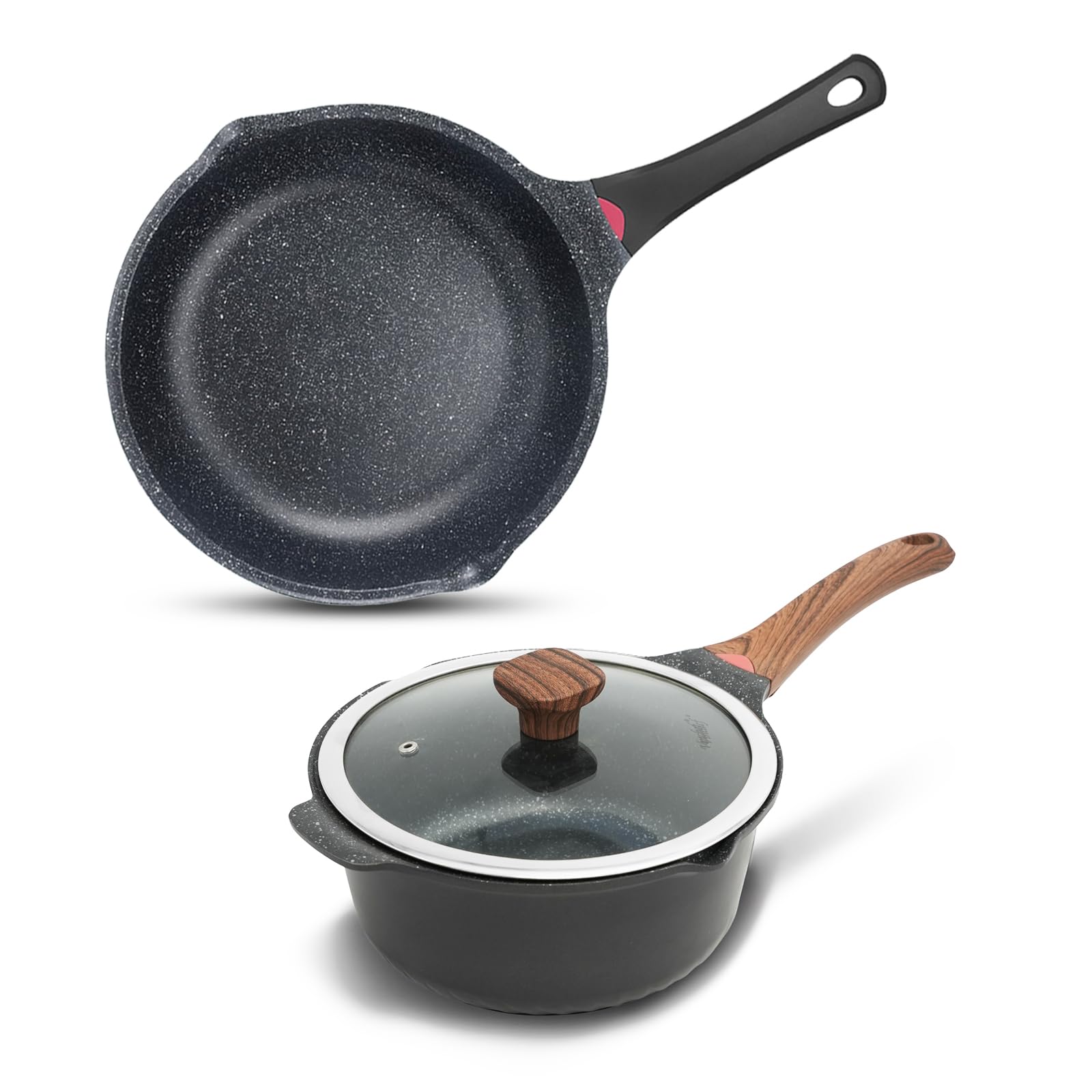 Vinchef 4QT Nonstick Saucepan with Lid -10