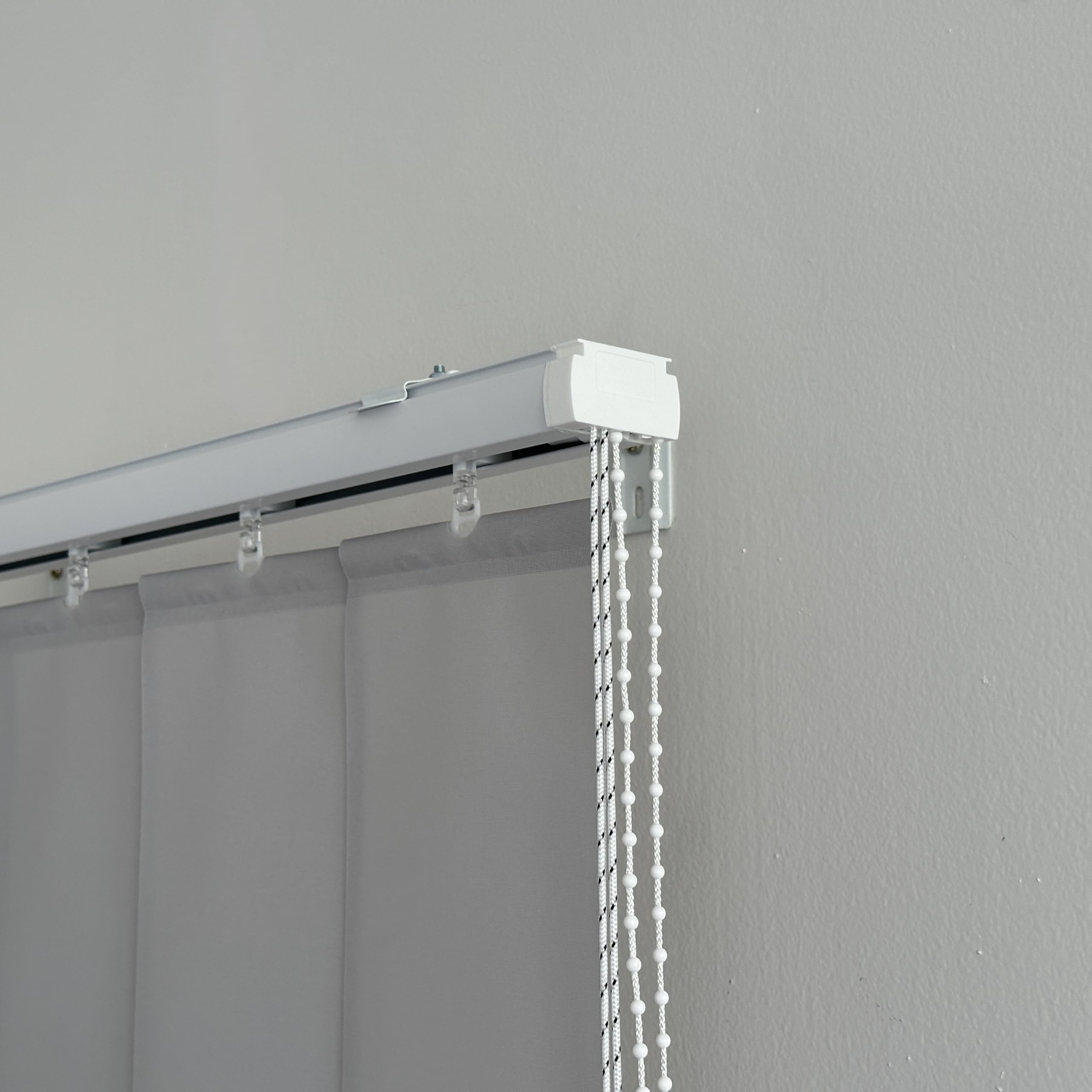 Store Californien à Bandes Verticales Complet - Tissu Filtrant Uni à Lames de 127 mm