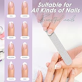 Professional Disposable Zebra Nail Files 100/180 Grit 5 Double Sided Emery Board Manicure Pedicure Tools 50Pcs