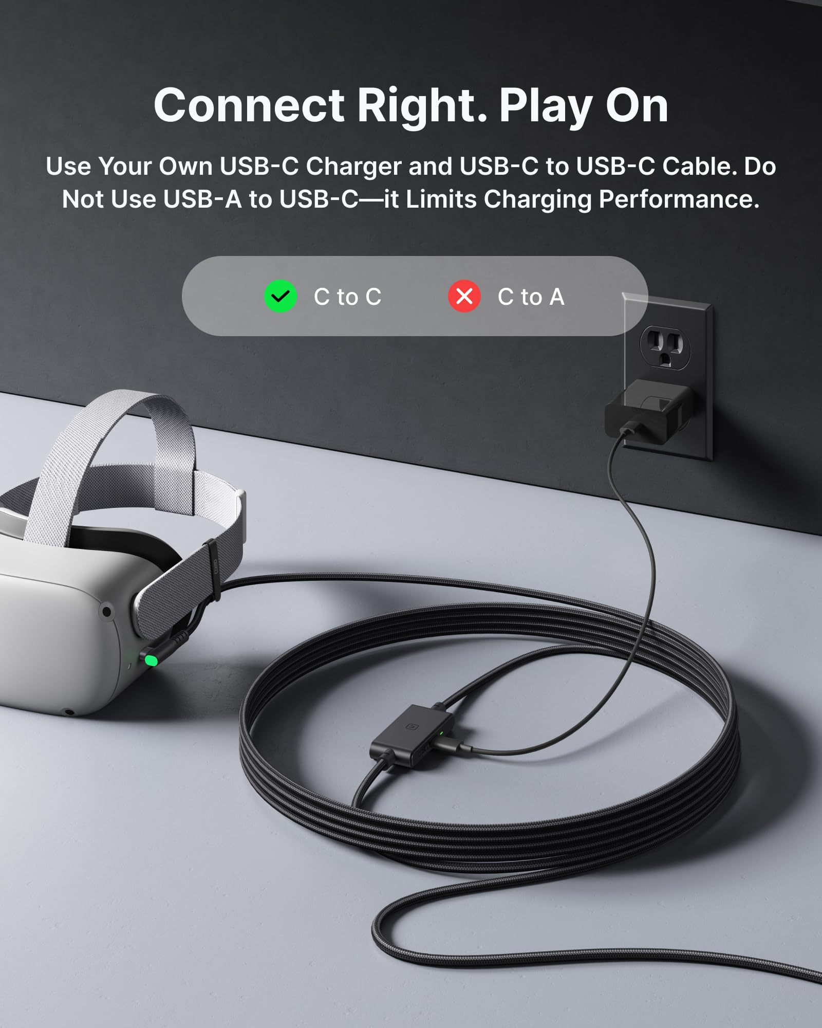 INIU Cavo Link 5m, 2.5Gbps Trasferimento Dati ad Alta Velocità, Grey