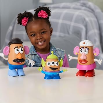 Potato Head Toy Story Yam Fam Set with Mr, Mrs, and Alien Tot, Toddler and Preschool Toys for Girls and Boys Ages 2+