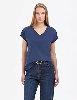 Pierre Cardin Kadın Lacivert Tişört Basic 50325454-VR033