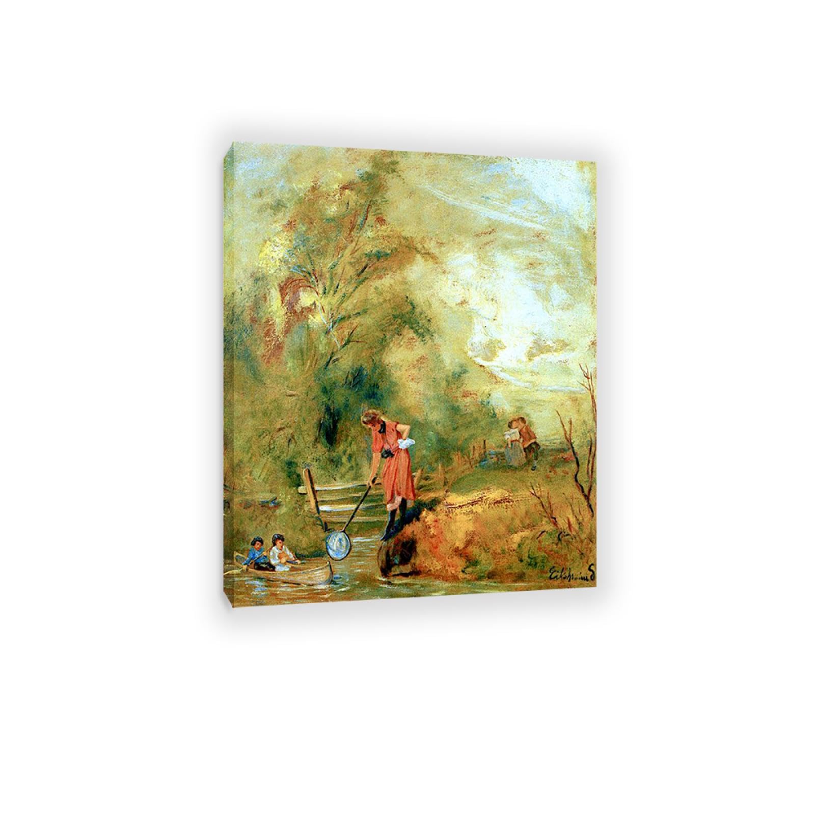 Druk na płótnie sztuka ścienna słynny obraz reprodukcja - 'materia by Umberto Boccioni wydruki oprawione gotowe do powieszenia plakaty - abstrakcyjne płótno sztuka ścienna obrazy 30 x 45 cm (12 x 18