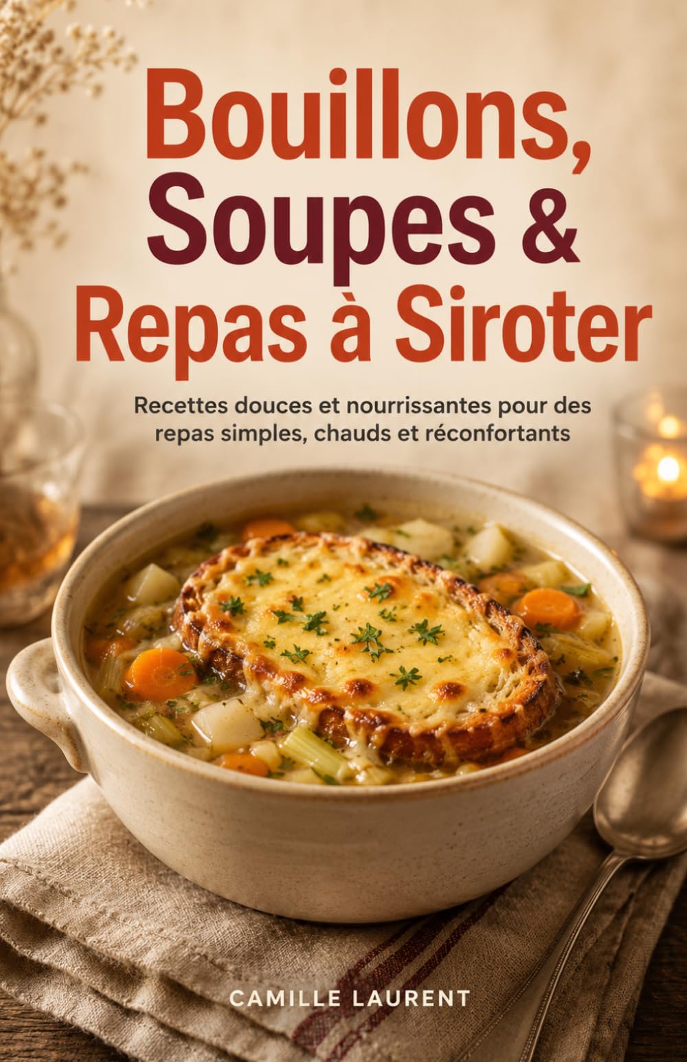 Bouillons, Soupes & Repas à Siroter: Recettes douces et nourrissantes pour des repas simples, chauds et réconfortants