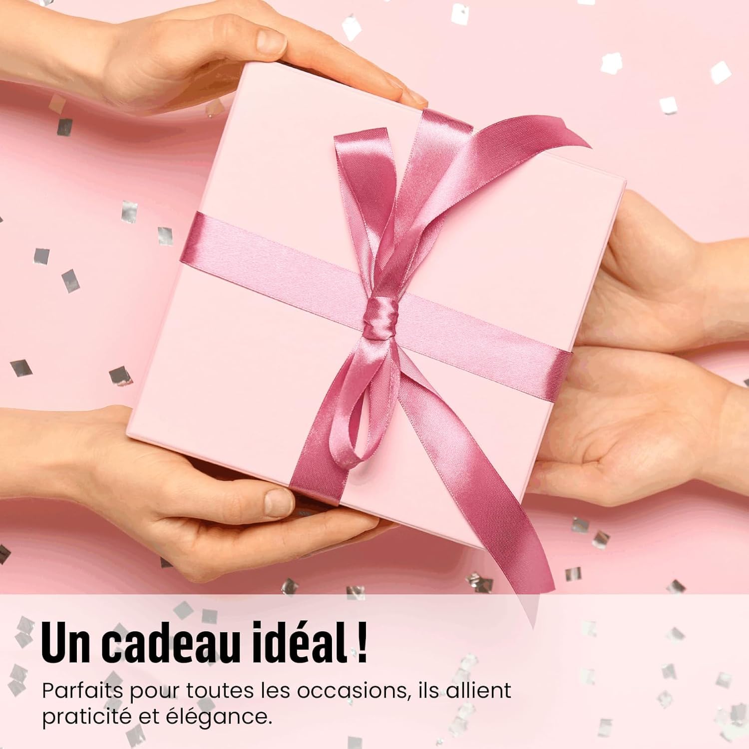 Phoenixy Kit Vernis Semi Permanent 25 Couleurs avec Lampe UV Base et Top Coat Kit Ongle Gel UV Complet Rouge Rose Vernis Semi Permanent Cadeaux pour Femmes