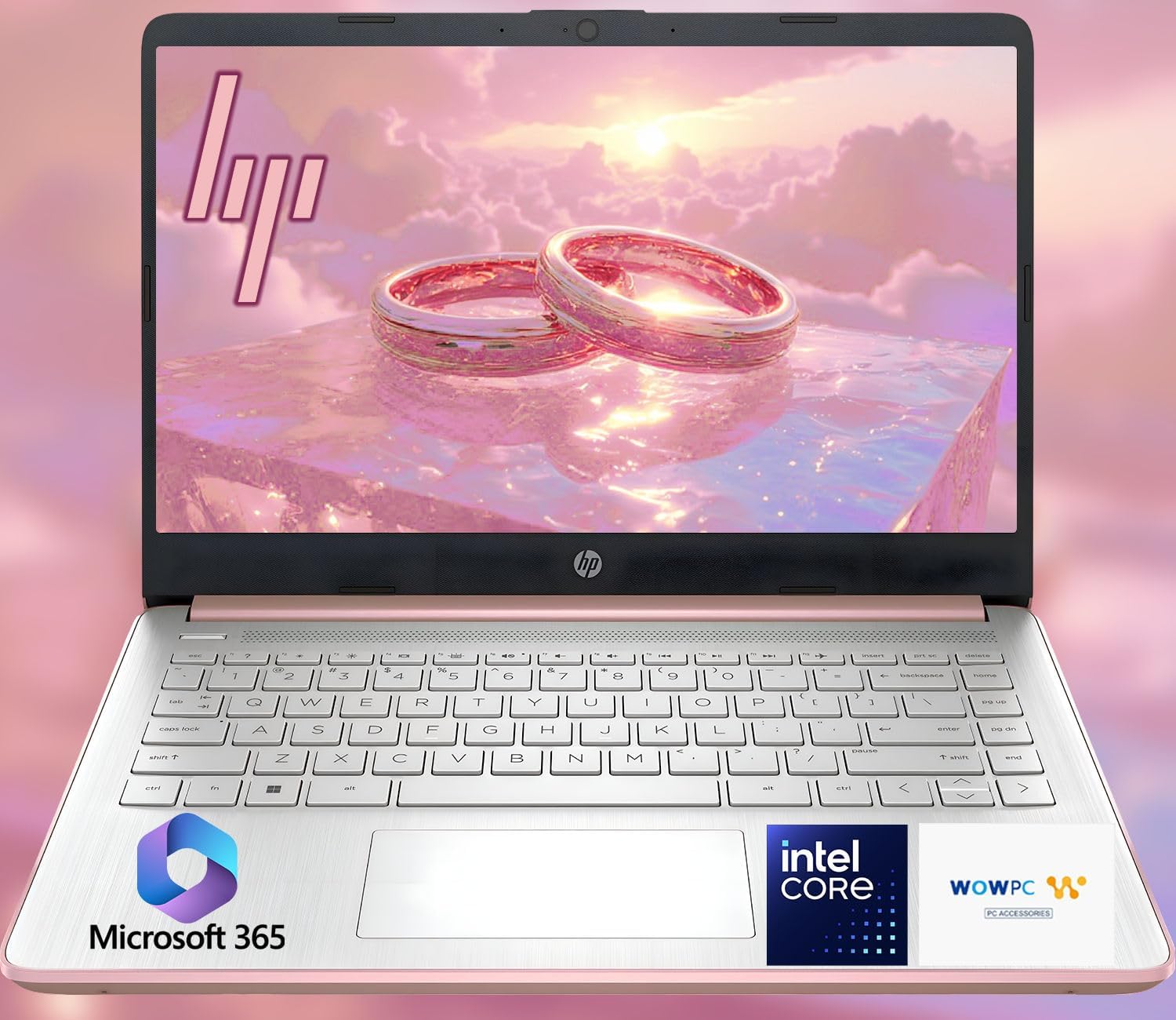 HP 14 Ultrabook Laptop • Intel CPU • 32GB RAM • 1.1TB Storage (128GB SSD w/External+ 1TB OneDrive) • Up to 12 Hours Battery Life • Windows 11 Pro • w/WOWPC Recovery USB