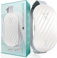Slimpal S2 Menstruációs Melegítőöv - USB Tölthető, Hordozható, Vezeték Nélküli Hőpárna 2500 mAh Akkumulátor, Fehér 1