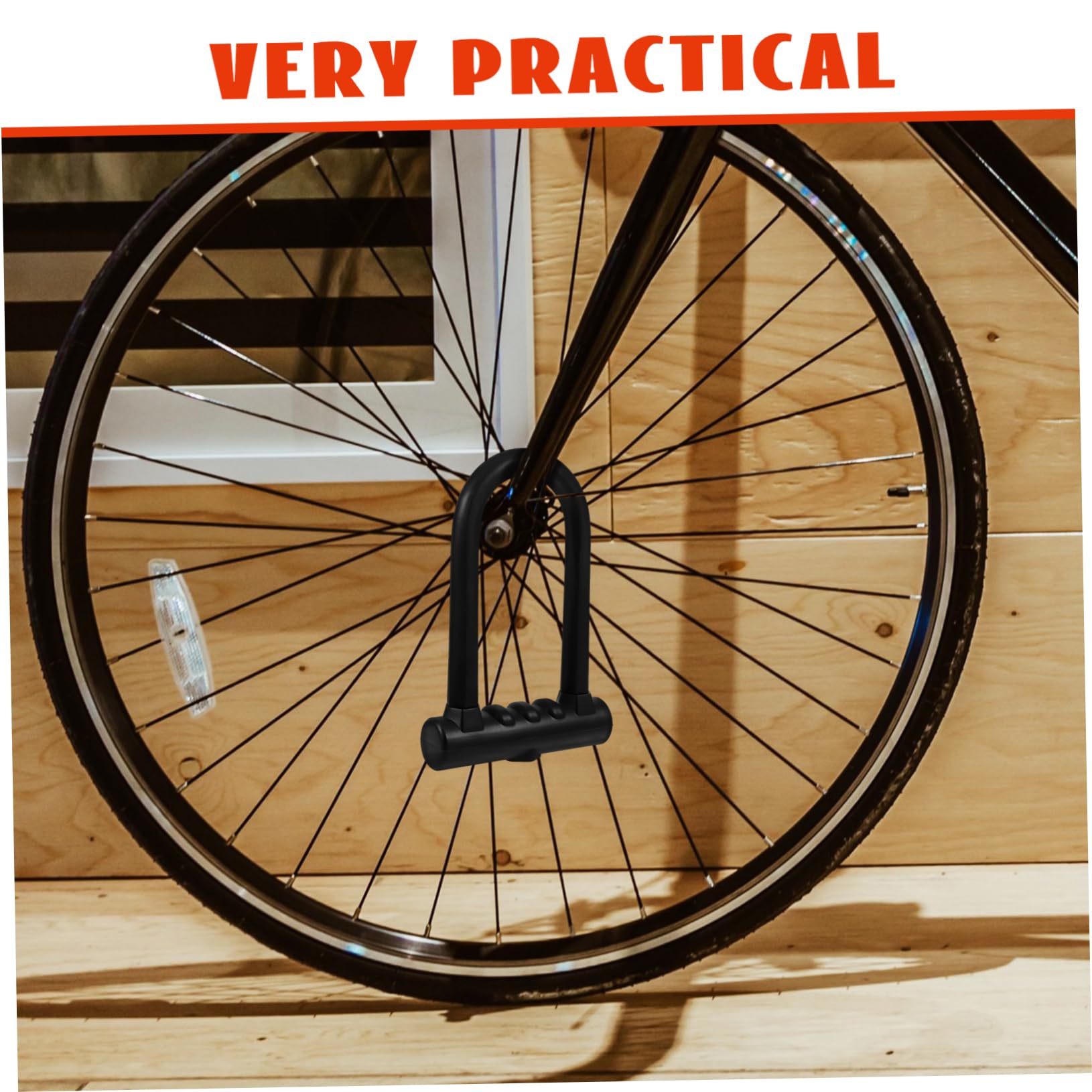 Lucchetto Per Bicicletta u Resistente All Usura in e Silicone Portatile Da Usare Per Sicurezza Della