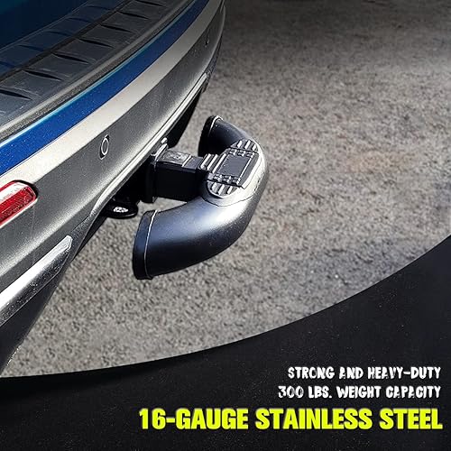 Miniatura 2 de Chelhead Protector de parachoques universal resistente para camión de remolque y SUV, soporte de enganche para receptor estándar de 2 pulgadas,