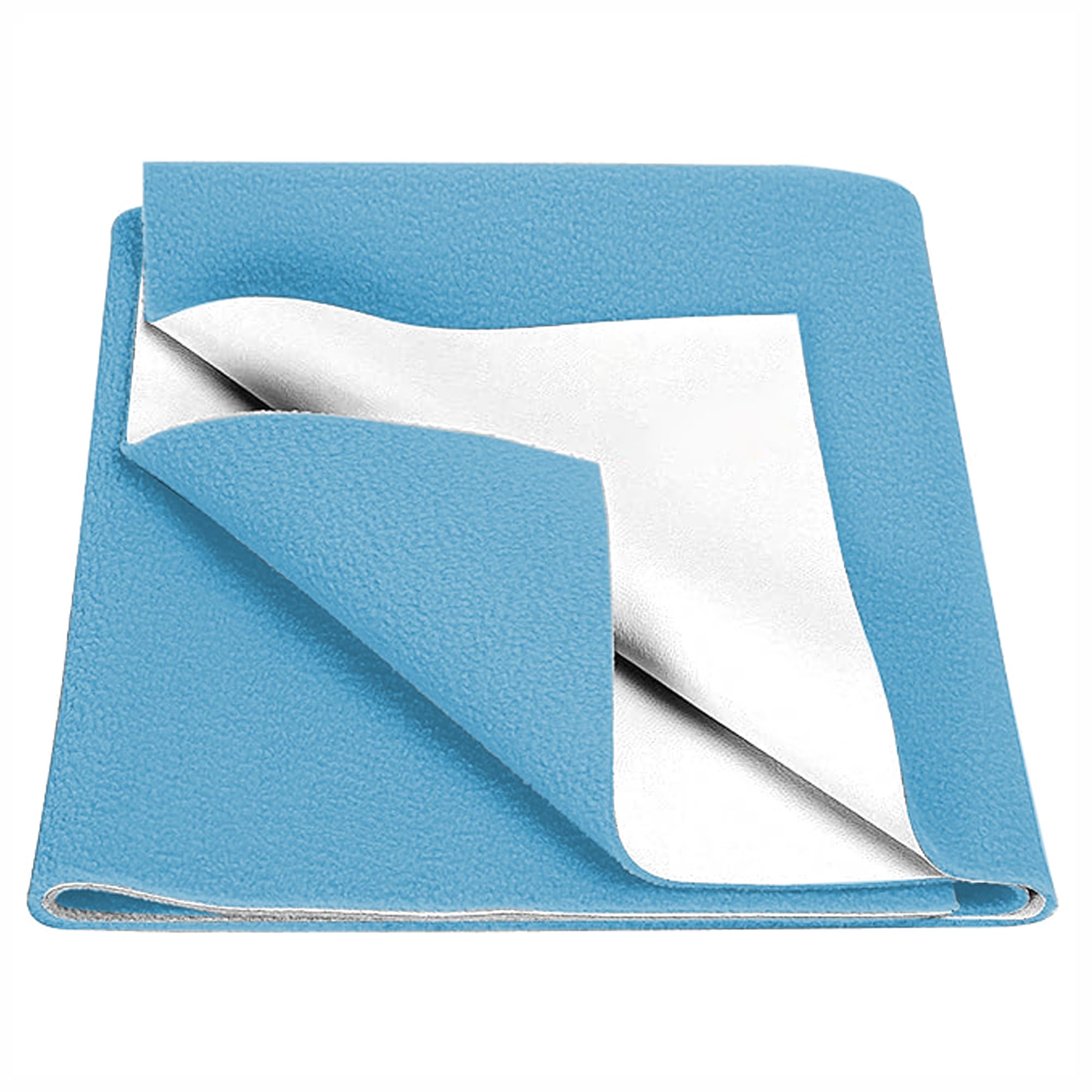 BabyMoo Changeable Dry Sheet I Water-Resistant Bed Protector Sheet I Baby Water Proof Dry Sheet Pack of 1 - Blue-image-14