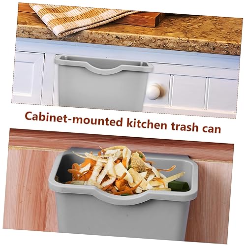 Miniatura 2 de EXCEART Bote de basura, accesorio de cocina, contenedor de compost, encimera, contenedor de compost, cubo de basura de cocina, cubo de basura con