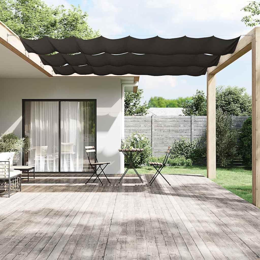 Tenda da sole verticale, 60 x 600 cm, protezione dal vento, colore antracite