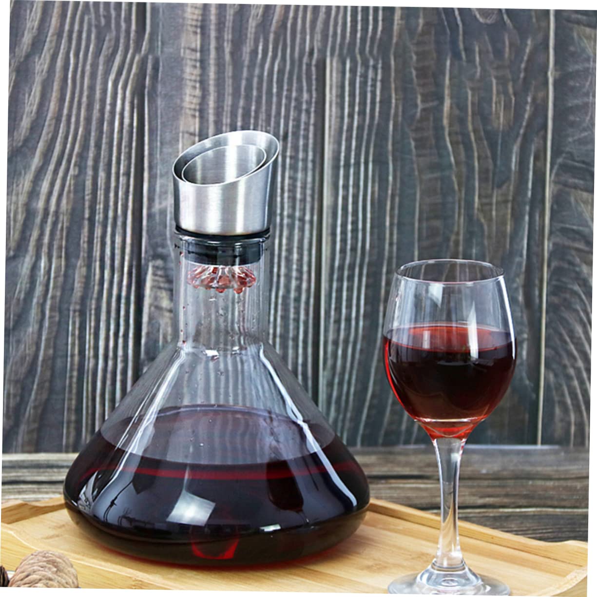 Cabilock jarra decantador de vino soplado a mano cristal dispensador de vino útil dispensador de vino tinto claro botella de vino Vidrio licorera dispensador de agua