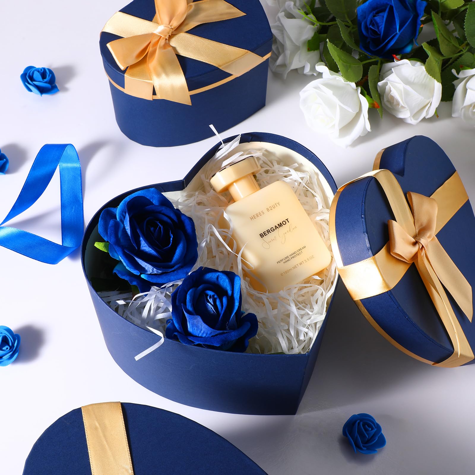 Amazon.com: Resurhang 4 Pcs Heart Shaped Gift Box with Lid for 