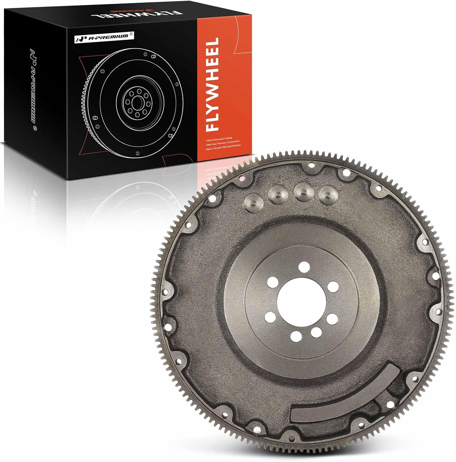 A-Premium Clutch Flywheel Compatible with Chevrolet Camaro 1986-1992, Corvette 1986-1988 & Pontiac Firebird 1986-1992, 5.0L 5.7L, 6 Bolt Holes, 153Teeth, Manual Transmission,