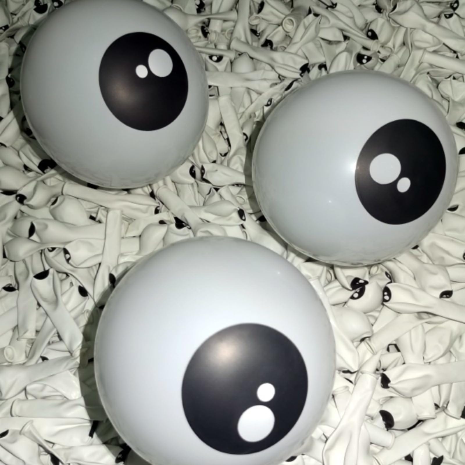 Verdickte, runde Cartoon-Augen-Latex-Luftballons, Tiermotive, Frosch, Oktopus, Modellierballons für Kindergeburtstag, Party, Outdoor, DIY, Ballon-Drehaktivitäten, 100 Stück
