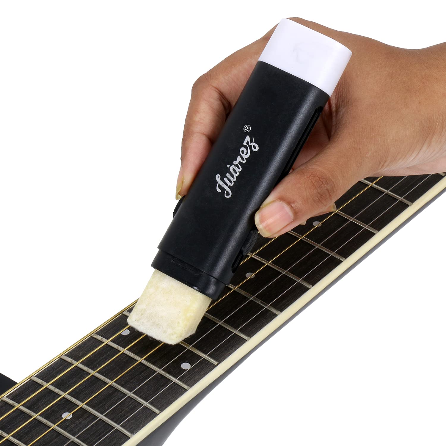 JUAREZ Cepillo de limpieza de cuerdas de guitarra JCLB200