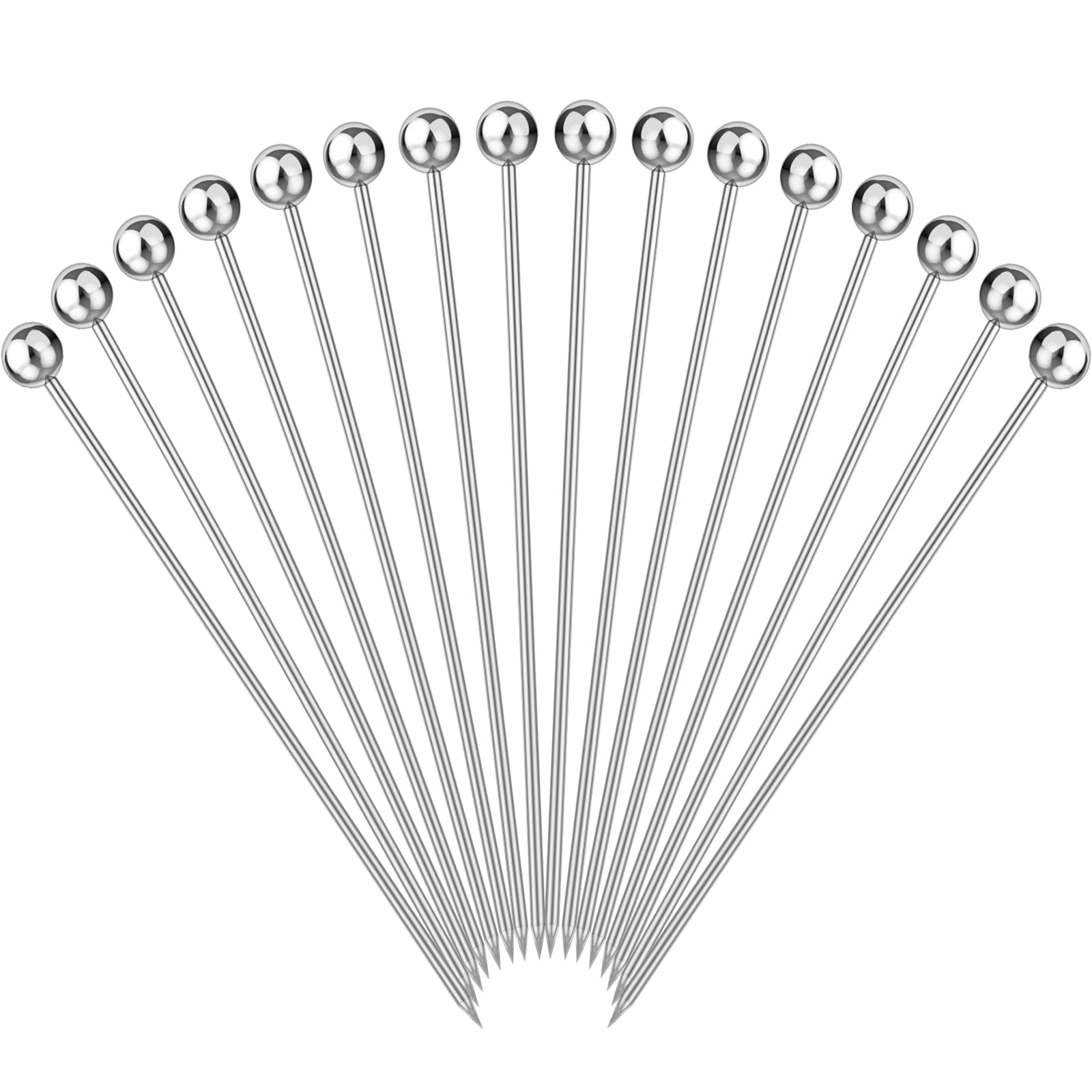 5 Bâtonnets à Mélanger En Acier Inoxydable - Forme étoile - Réutilisables - Pour Cocktails, Café, Boissons