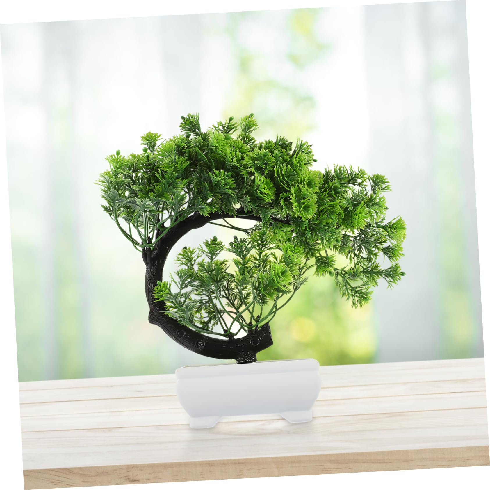 Amazon｜FUNOMOCYA 人工盆栽 フェイクグリーン 鉢植え装飾 リアルな 