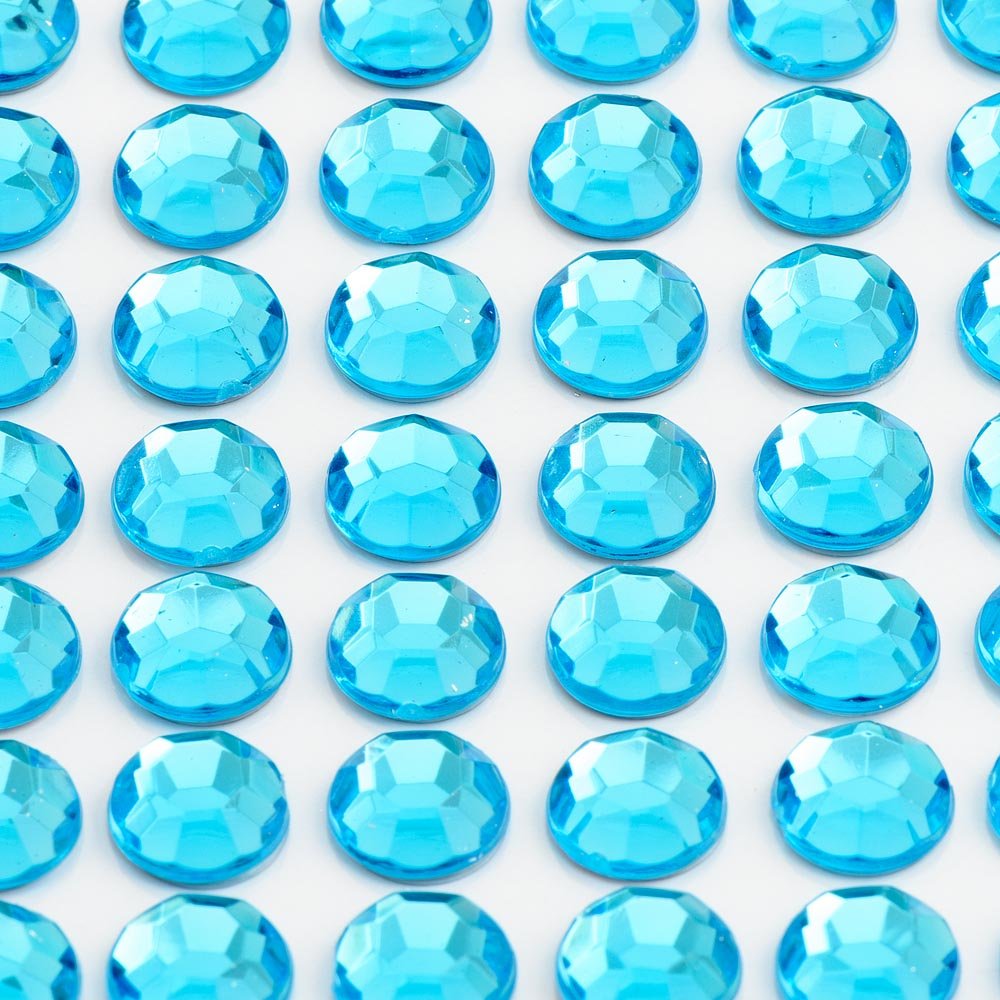 Italian Options Turquoise - 4Mm Diamante Rhinestone Gem Crystal Stickers (176 Pcs)