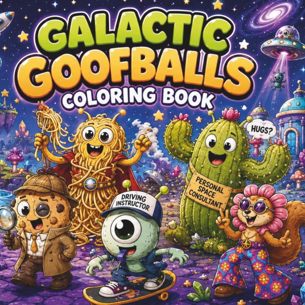 GALACTIC GOOFBALLS COLORING BOOK