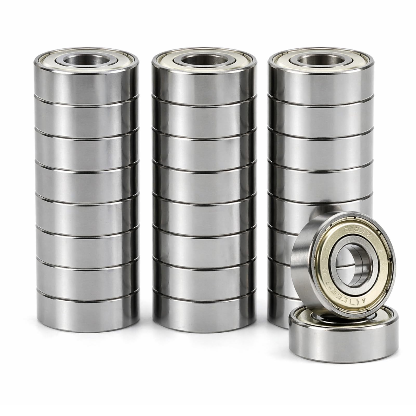 Rodamientos 608zz 20 Piezas para Skateboards Roller Patines Longboard 8x22x7mm Doble Blindaje Metal