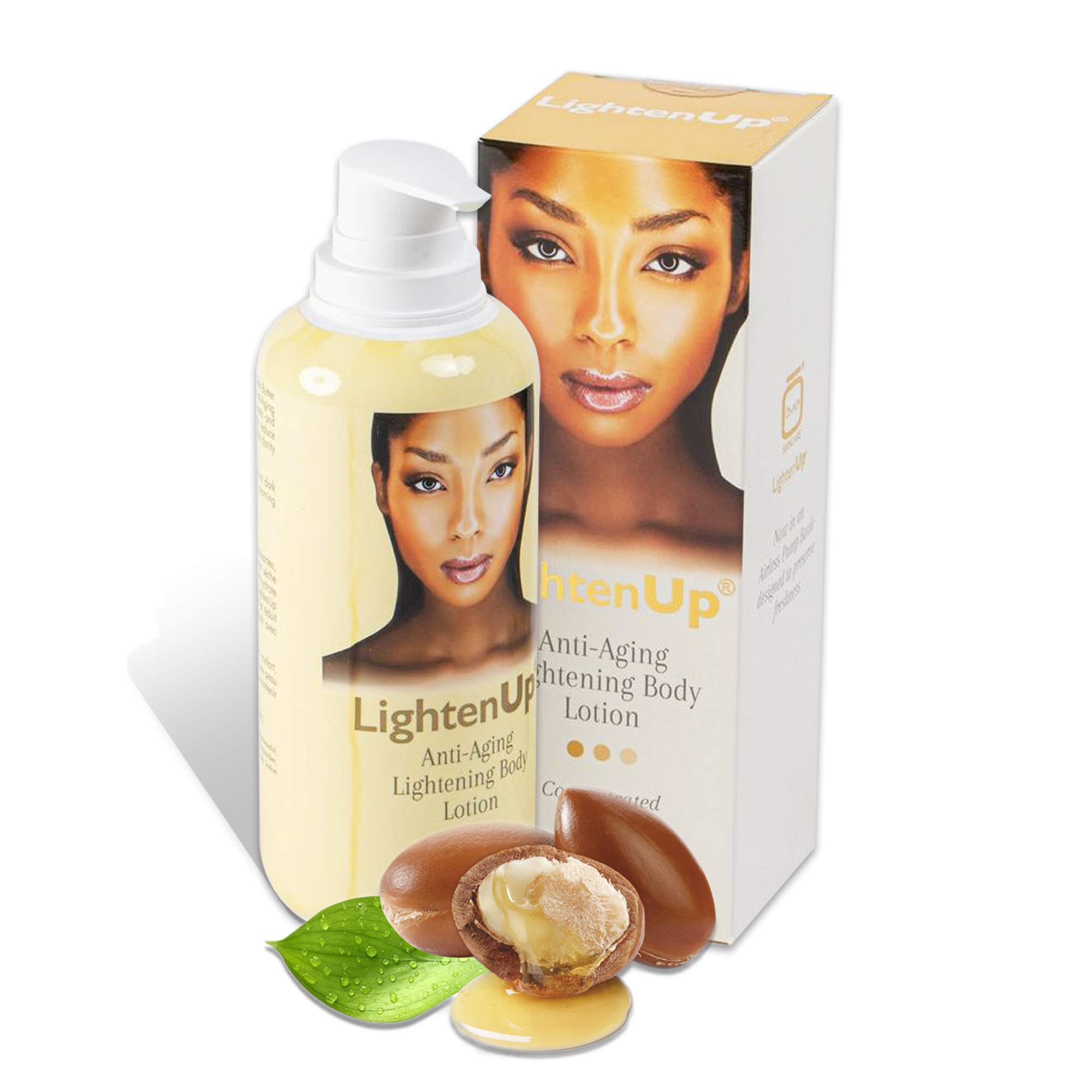 LightenUp, Anti Aging Skin Brightening Body Lotion Hyperpigmentation