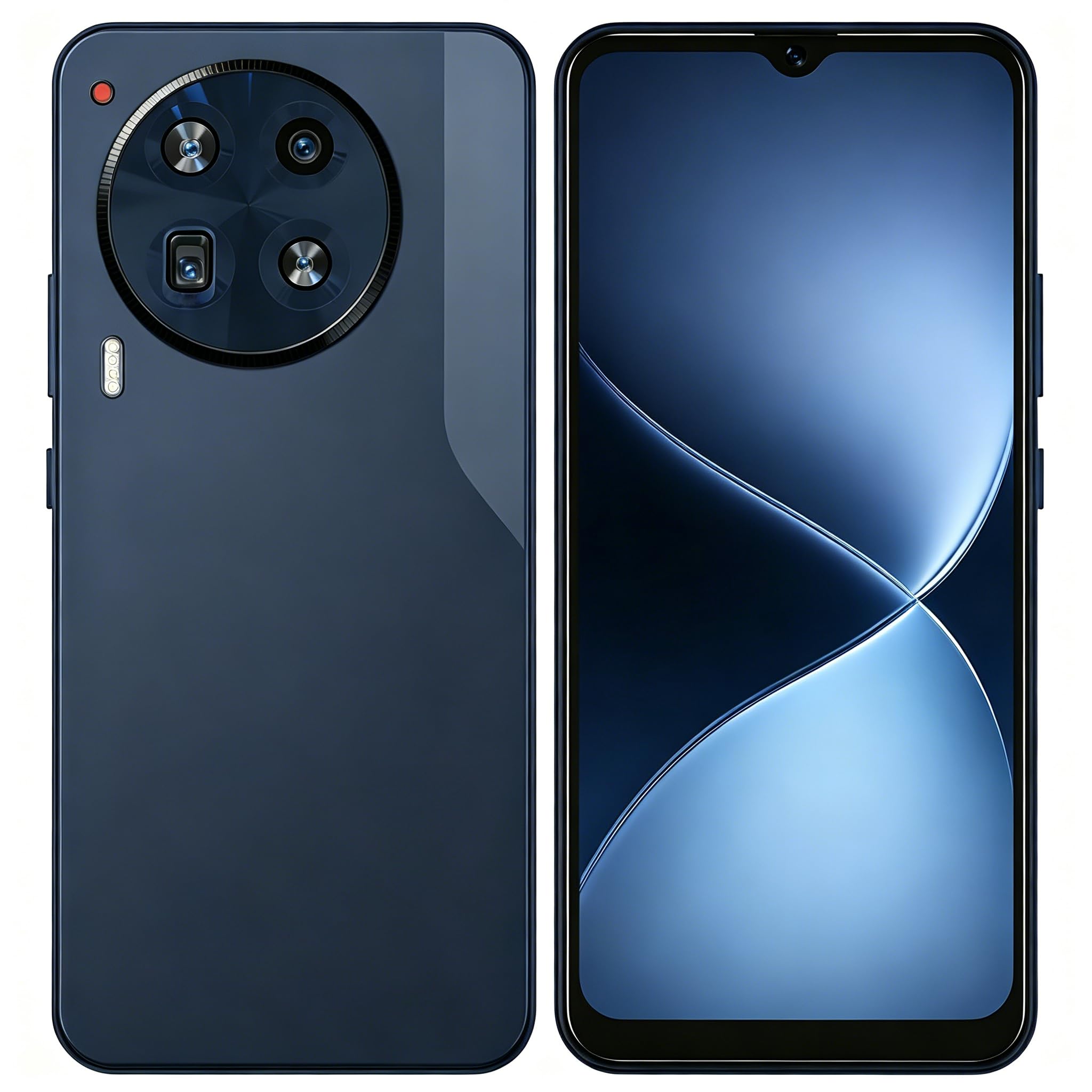 Android 14 Unlocked Phones, Up to 8GB RAM, 6.6in, 32GB，Blue