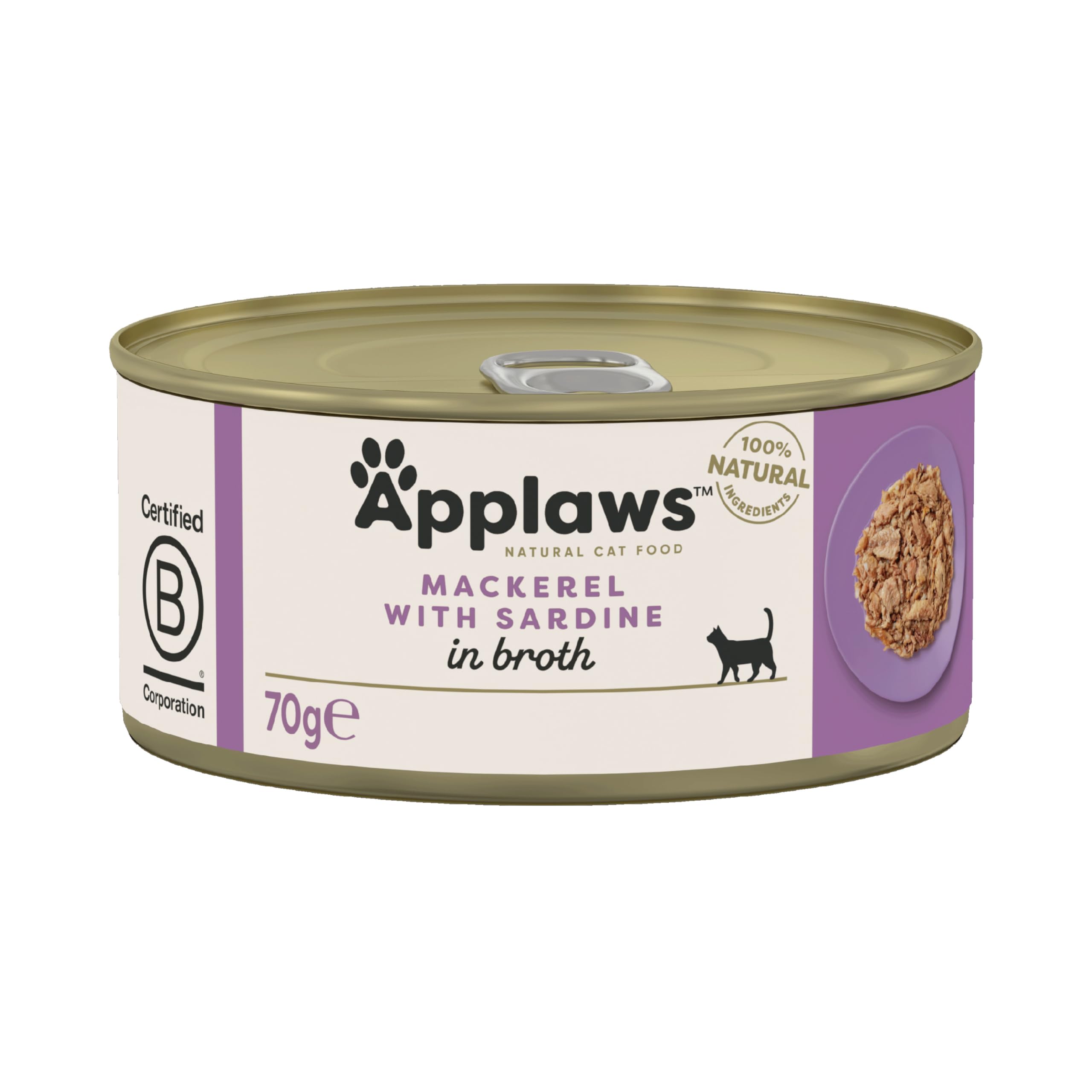 Applaws Cibo in Scatola per Gatti, Pollo, 24 x 70g