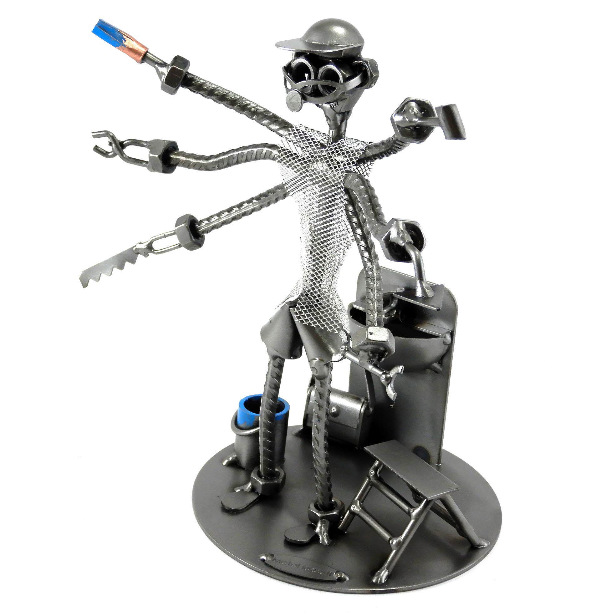 FACTOTUM - TUTTOFARE IN METALLO CON VITI BULLONI CHIODI DI METAL IDEA - IDEA REGALO ORIGINALE - 100% ARTIGIANALE - MADE IN ITALY - PERSONALIZZABILE
