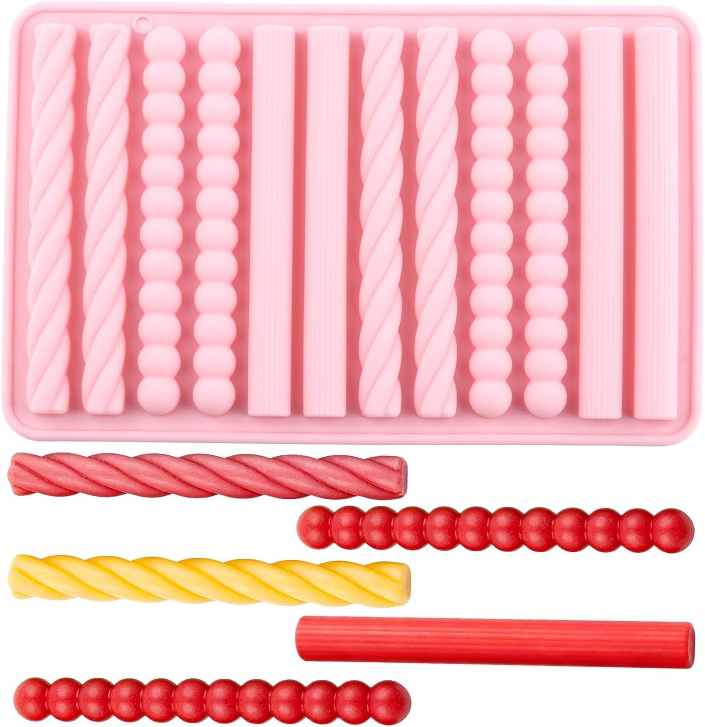 12 Cavity Strip Silicone Chocolate Molds