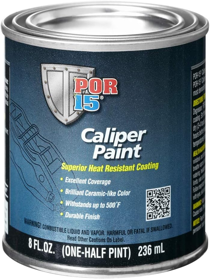 POR15 Yellow Caliper Paint 8 fl. oz. Superior Heat