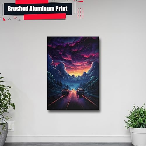 Miniatura 4 de Unique Synthwave Style Retro Art, 80s style art, framed poster print, guest room art, cool living room art, Bright Wall Art, poster