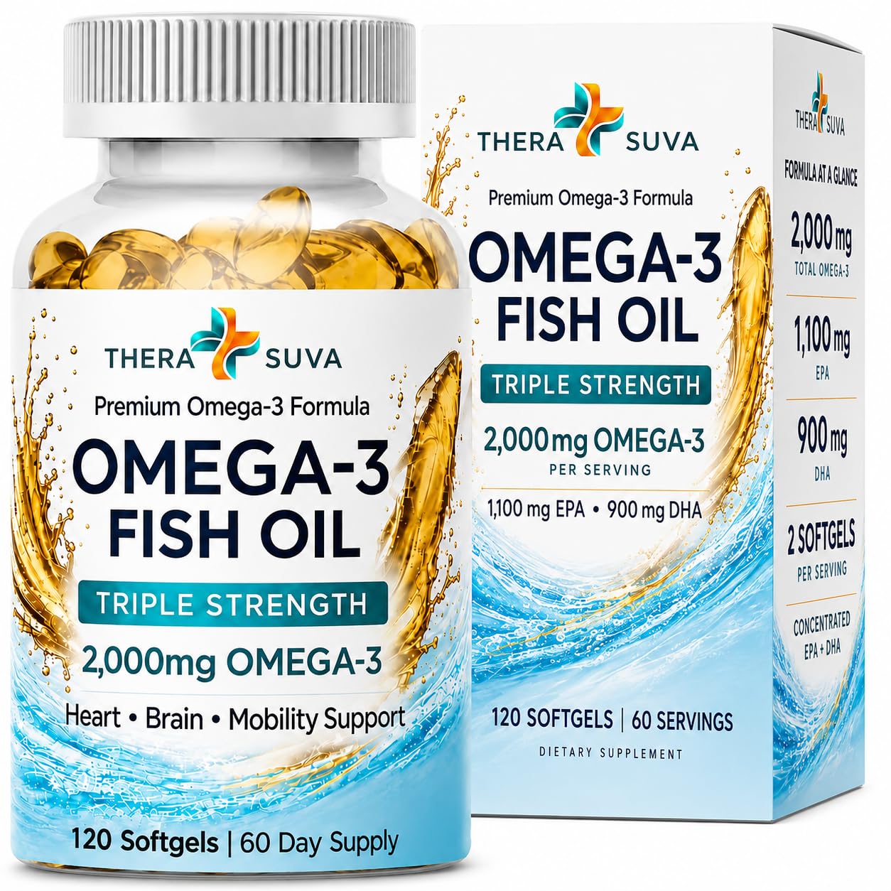 Wild Alaskan Fish Oil w/2000mg Omega-3, 120 Veggie Softgels — Amazon image 6