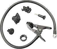 Vista 7 de Pipishell Soporte de cámara web de 25 pulgadas, abrazadera de montaje de escritorio flexible con cuello de cisne para cámara web Logitech C960 C930e