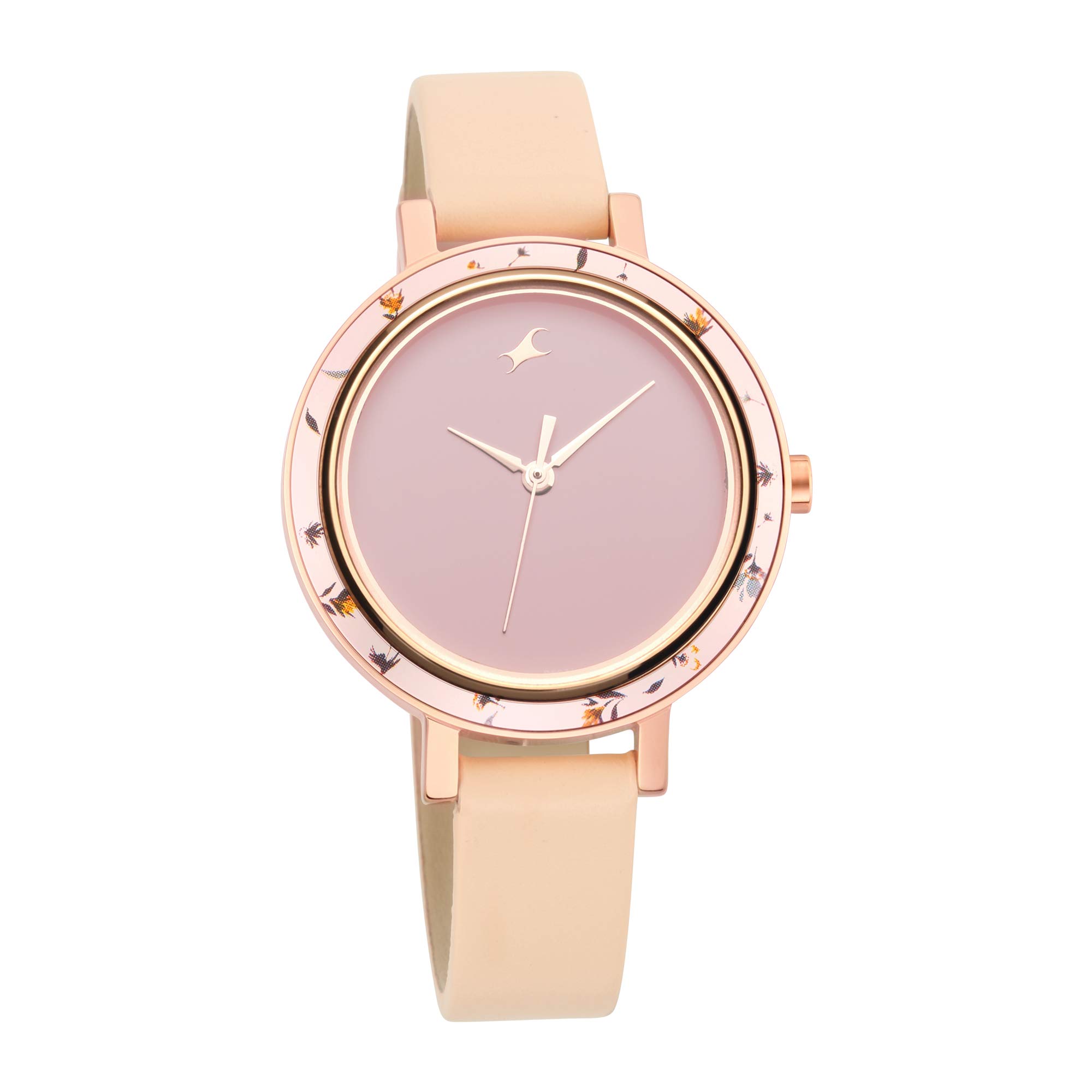 Fastrack Paint Me Quartz Analog Pink Dial Leather Strap Watch for Girls-NS6229WL02 (B08RRNT8K7) Amazon Price History, Amazon Price Tracker