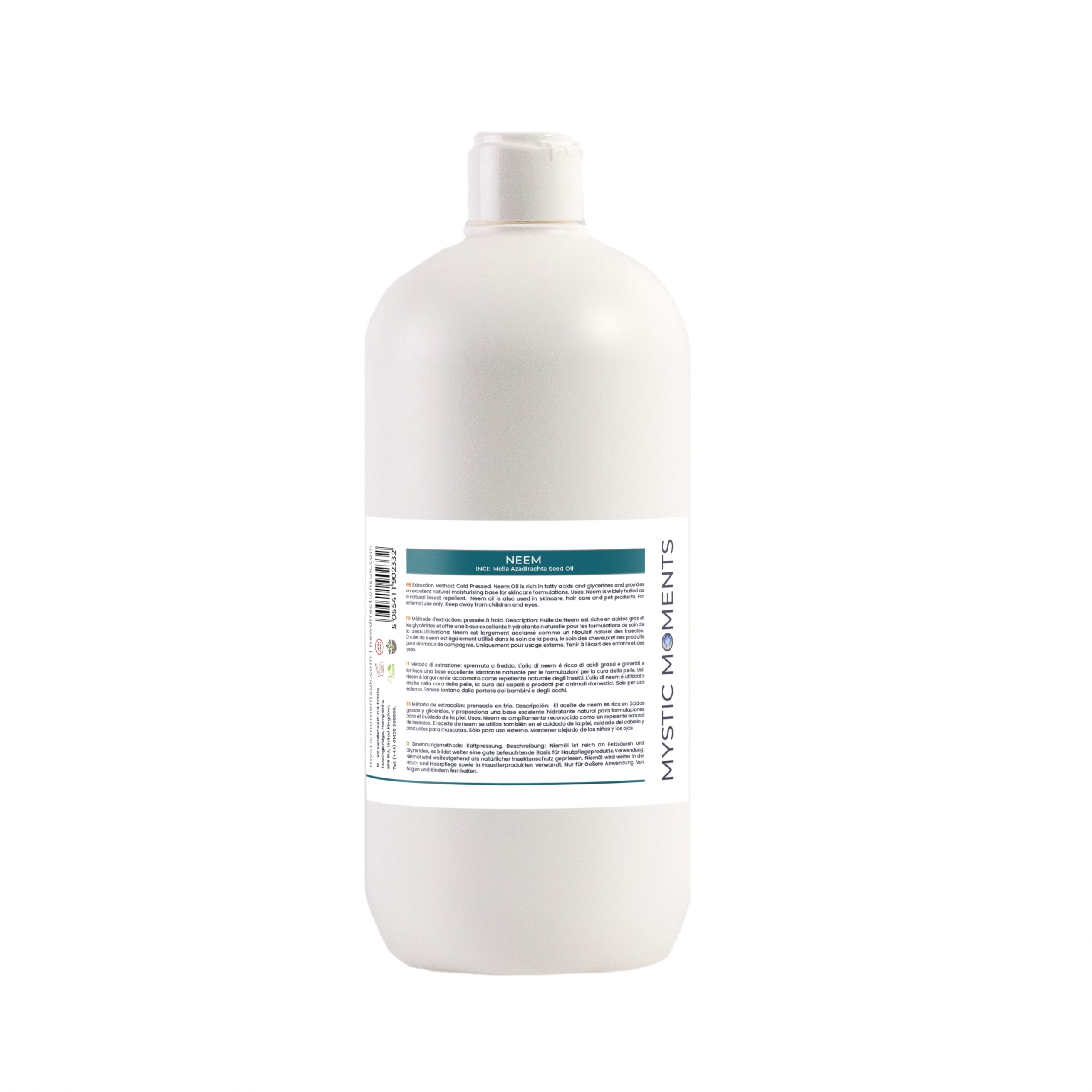 Mystic Moments | Olio vettore di Neem - 1 litro - 100% puro