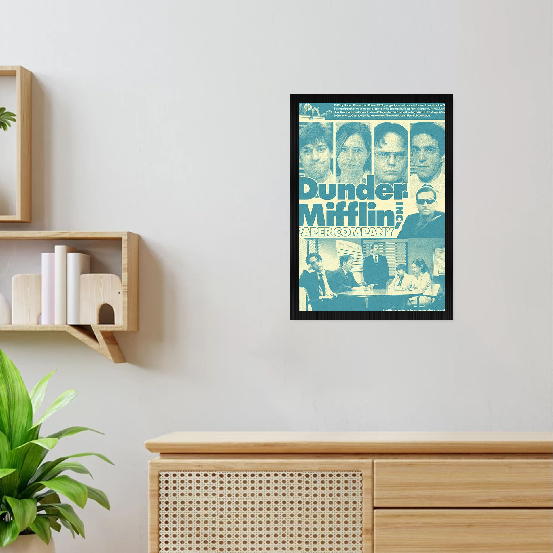 CodersParadise Dunder Mifflin Wall Poster Frames | Aesthetic A4 Poster Frames For Home, Living Room, Bedroom and Office | Wall Frames Artworks | Hanging Theme Posters 3