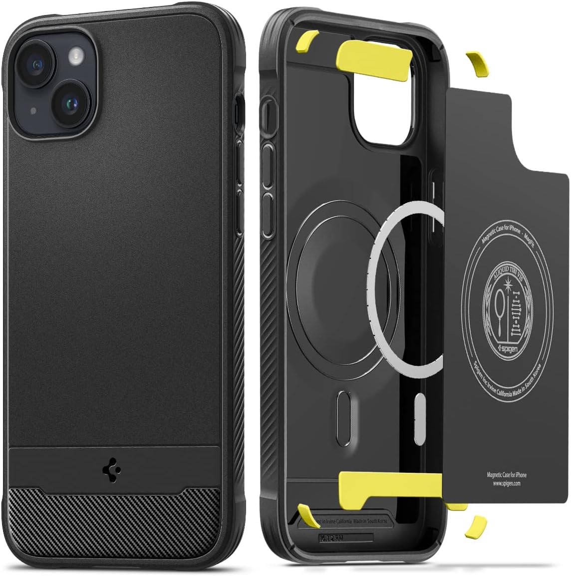 Spigen Rugged Armor IPhone 8 Case - Black - View #4