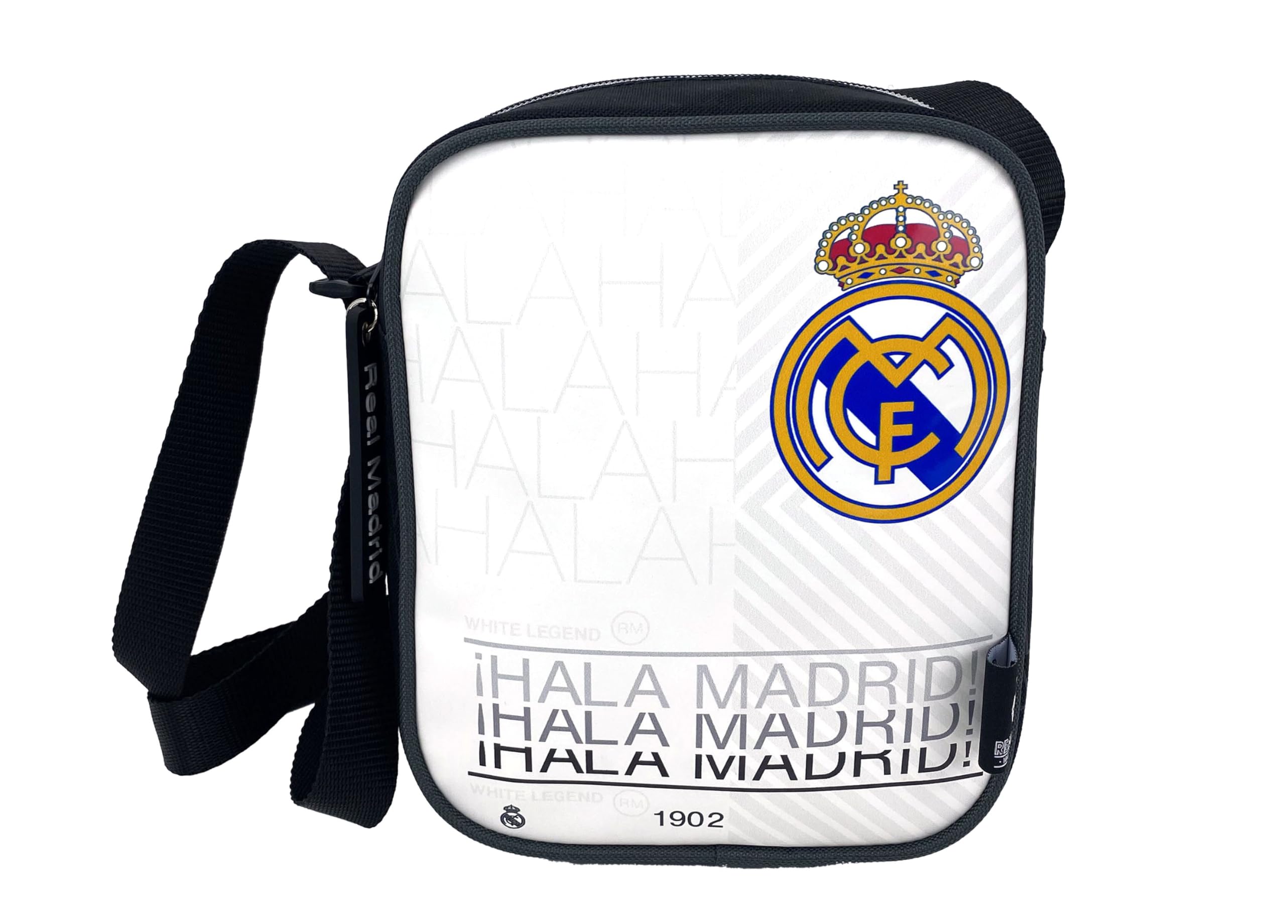 CYPBRANDS Real Madrid, Bandolera, Bolso, Cartera, Riñonera, Color Blanco, Producto Oficial — view 4