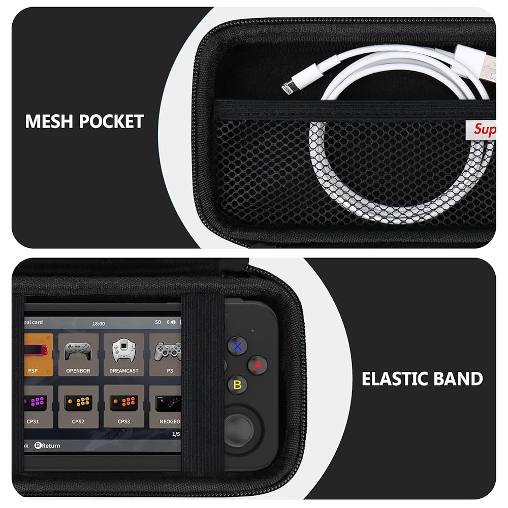 RG40XXH+ケース Amazon.com: Carrying Case for RG40XX H Retro Handheld Game