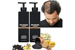 SPARTAN Root Activator Shampoo, Anti Hair Loss and Promotes Hair Regrowth, 2 pack