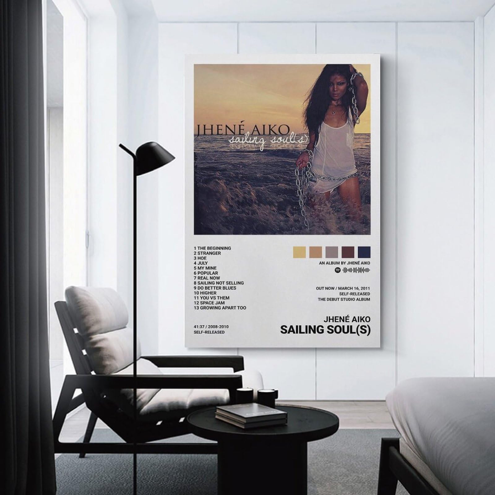 Amazon.com: DTSJNS Jhene Aiko Sailing Soul(s) Canvas Poster