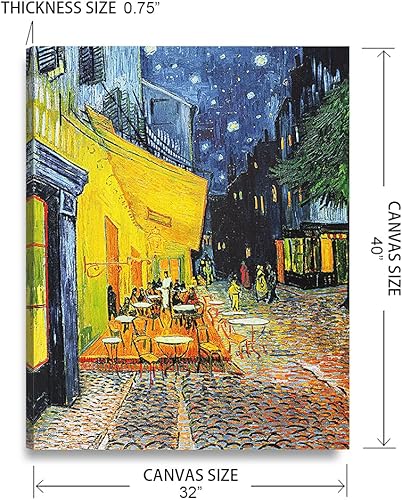 Vista 724 de DECORARTS - Almond Blossom Tree - Vincent Van Gogh Art Reproduction. Giclee Canvas Prints Wall Art for Home Decor 30x24