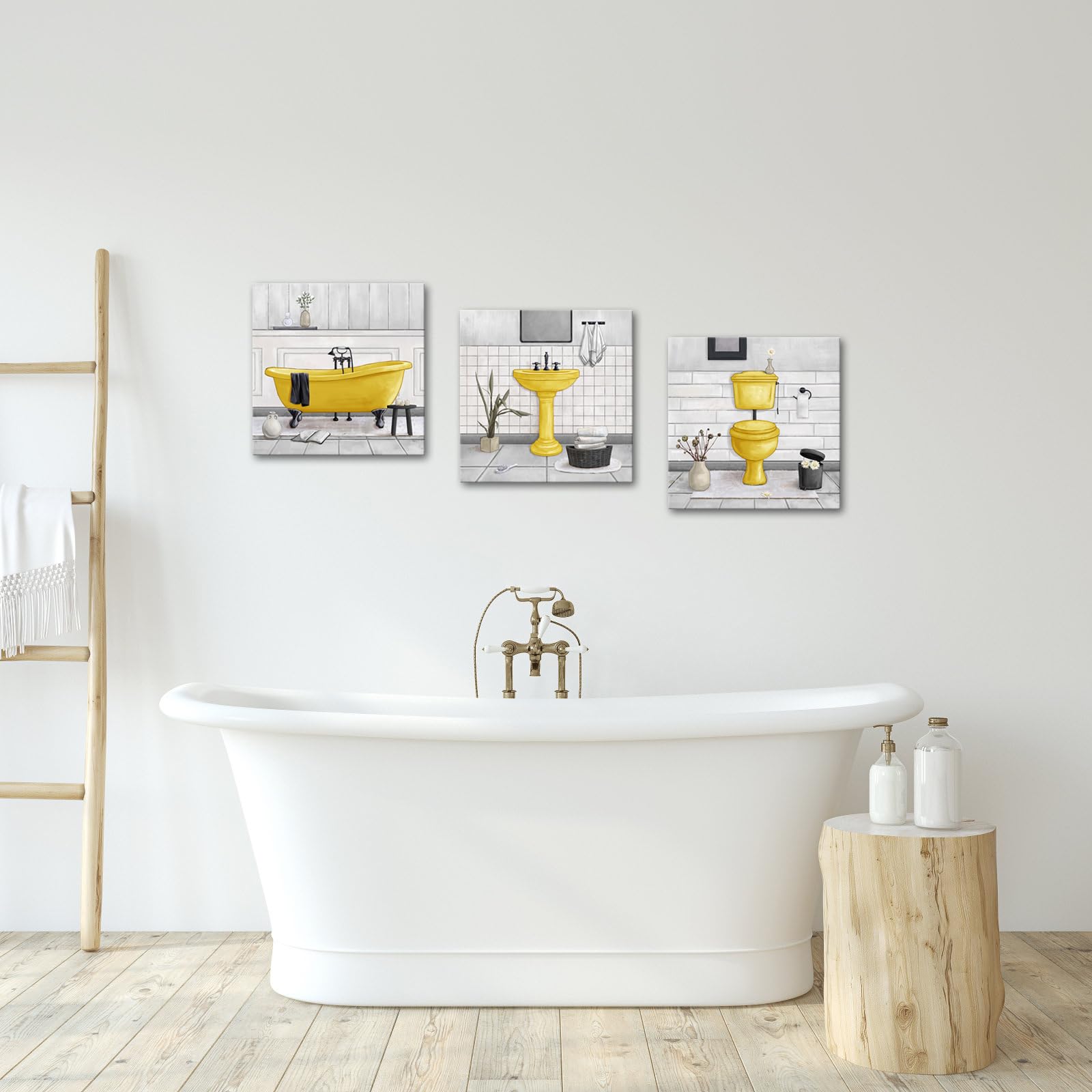 プリントアート Wash basin 絵画 額付き インテリア Amazon.com: Giraffe Bathroom Decor Wall Art Sunflower Wall