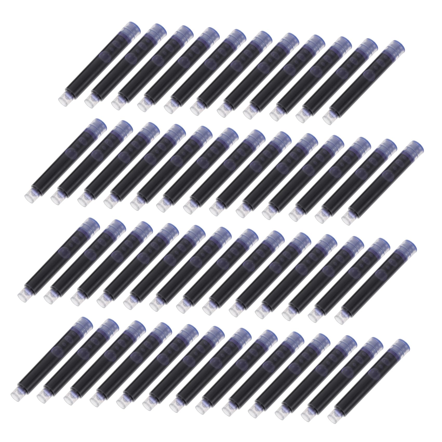 OSALADI 3 Ensembles Recharges Pour Stylos Plume Lot De Cartouches Encre Bleue Et Noire Pour Fournitures Scolaires Compatible Avec Stylo Plume Standard Accessoires Pratiques 100 Pièces * 3